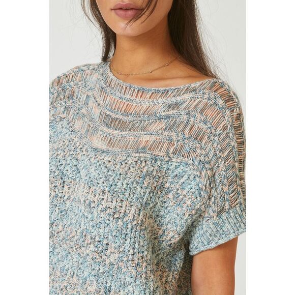 NWT ANTHROPOLOGIE PILCRO SHORT SLEEVE SWEATER - Picture 8 of 10